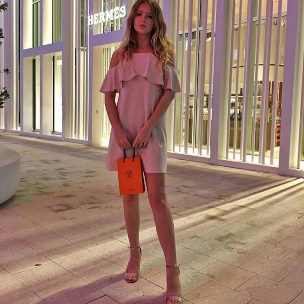 ZARA Dress S Cold shoulders Pink S